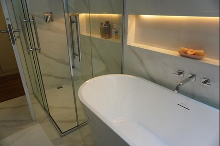 Casa de condomínio à venda com 480m², 3 quartos e 4 vagasBanheiro da Suíte 3