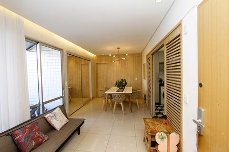 sala de apartamento à venda com 4 quartos, 243m² em Grajaú, Belo Horizonte