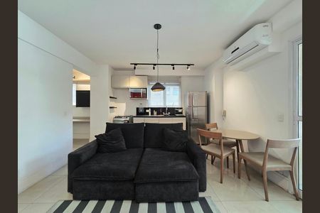 Sala de apartamento para alugar com 1 quarto, 51m² em Itaim Bibi, São Paulo
