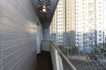Varanda da Sala de apartamento à venda com 3 quartos, 97m² em Estoril, Belo Horizonte