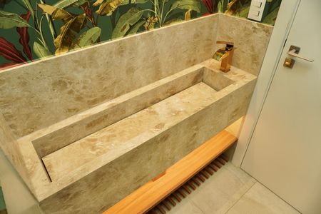 Apartamento para alugar com 141m², 2 quartos e 4 vagas Apartamento para alugar com 141m², 2 quartos e 4 vagasLavabo da Sala