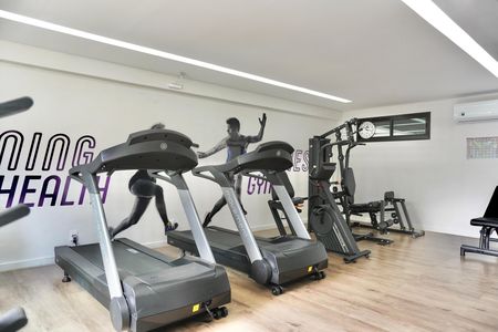 Apartamento para alugar com 141m², 2 quartos e 4 vagas Apartamento para alugar com 141m², 2 quartos e 4 vagasÁrea comum - Academia