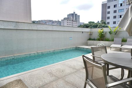 Área comum - Piscina de apartamento para alugar com 2 quartos, 141m² em Serra, Belo Horizonte