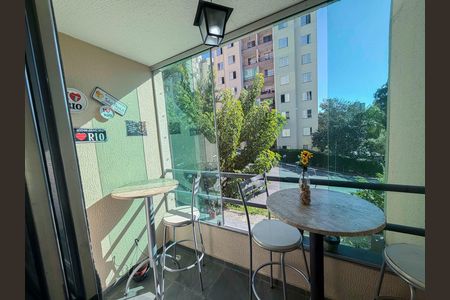 Sacada de apartamento à venda com 2 quartos, 52m² em Bandeiras, Osasco