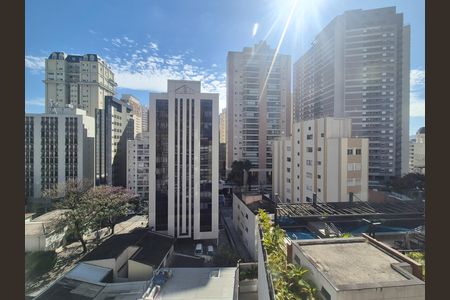 Vista de kitnet/studio para alugar com 1 quarto, 37m² em Itaim Bibi, São Paulo