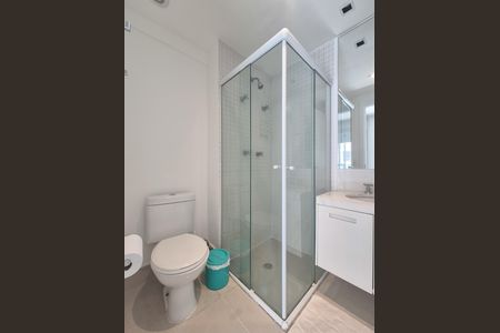 Studio para alugar com 37m², 1 quarto e 1 vaga Studio para alugar com 37m², 1 quarto e 1 vagaBanheiro