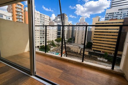 Varanda de apartamento para alugar com 1 quarto, 50m² em Cerqueira César, São Paulo