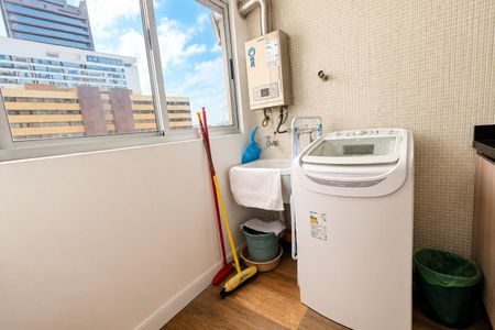 Área de Serviço de apartamento para alugar com 1 quarto, 50m² em Cerqueira César, São Paulo