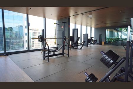 Studio para alugar com 40m², 1 quarto e 1 vaga Studio para alugar com 40m², 1 quarto e 1 vagaÁrea comum - Academia
