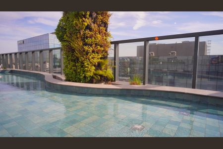 Área comum - Piscina de kitnet/studio para alugar com 1 quarto, 40m² em Três Figueiras, Porto Alegre
