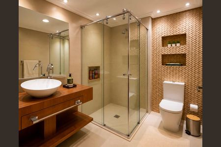 Banheiro social de apartamento à venda com 2 quartos, 57m² em Vila Formosa, São Paulo