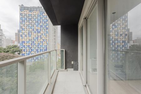 Varanda de kitnet/studio à venda com 1 quarto, 27m² em Pinheiros, São Paulo