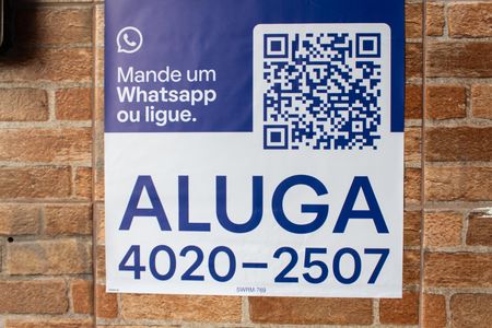 Placa Instalada em 22/07/2026 com o código SWRM-769 de casa para alugar com 2 quartos, 60m² em Jardim Leni, São Paulo