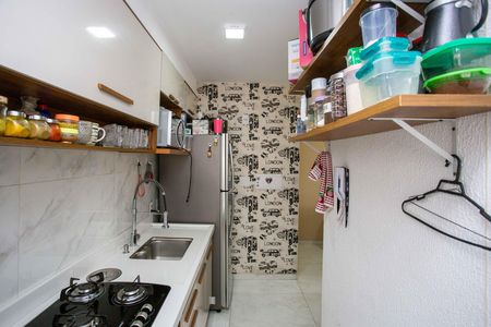 Cozinha de apartamento à venda com 2 quartos, 48m² em Americanópolis, São Paulo