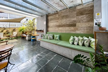 Solarium de apartamento para alugar com 1 quarto, 40m² em Bela Vista, São Paulo