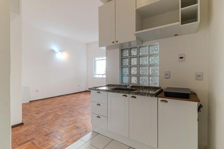 Studio para alugar com 30m², 1 quarto e sem vaga Studio para alugar com 30m², 1 quarto e sem vagaCozinha
