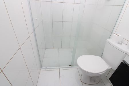 Banheiro de casa de condomínio para alugar com 1 quarto, 30m² em Jardim Verônia, São Paulo
