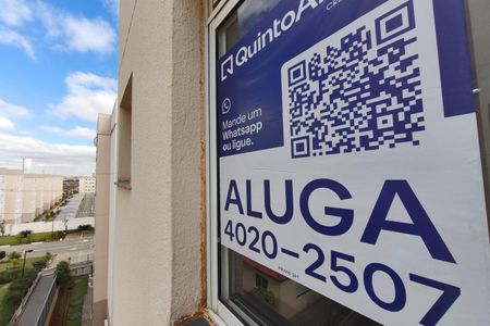 PLACA INSTALADA NO IMÓVEL de apartamento para alugar com 2 quartos, 46m² em Jardim do Lago Ii, Campinas