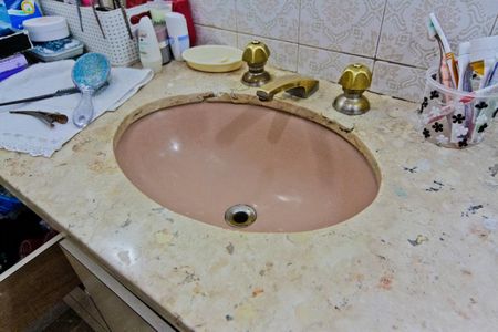 Banheiro da Suíte de casa à venda com 3 quartos, 400m² em Parque Mandaqui, São Paulo