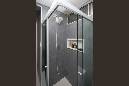 Banheiro Social de apartamento para alugar com 1 quarto, 53m² em Perdizes, São Paulo