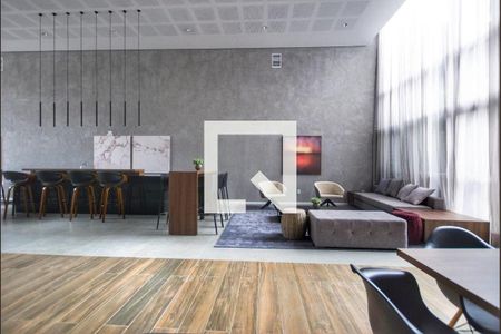 Studio para alugar com 34m², 1 quarto e sem vaga Studio para alugar com 34m², 1 quarto e sem vagaSalão de Festas