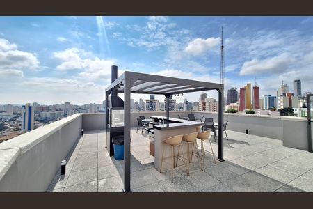 Área comum - Churrasqueira de apartamento para alugar com 1 quarto, 27m² em Vila Anglo Brasileira, São Paulo