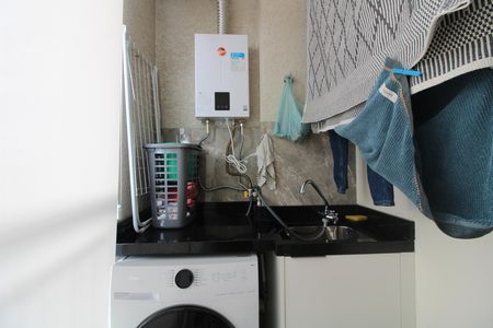 Área de serviço de apartamento à venda com 2 quartos, 42m² em Cidade Patriarca, São Paulo