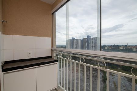 Varanda da Sala de apartamento para alugar com 2 quartos, 62m² em Jardim Santa Izabel, Hortolândia