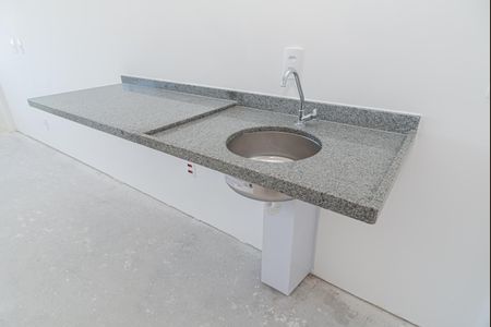 Cozinha de kitnet/studio à venda com 1 quarto, 25m² em Bela Vista, São Paulo