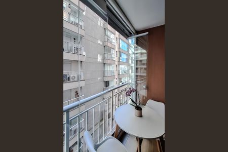 Varanda da Sala de kitnet/studio para alugar com 1 quarto, 28m² em Vila Mariana, São Paulo