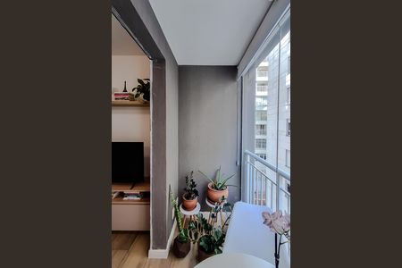 Varanda da Sala de kitnet/studio para alugar com 1 quarto, 28m² em Vila Mariana, São Paulo