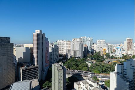 Vista do Quarto de kitnet/studio à venda com 1 quarto, 26m² em Bela Vista, São Paulo
