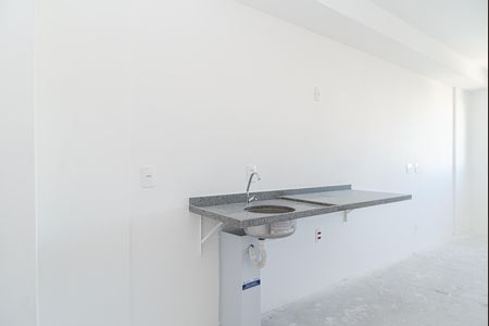 Cozinha de kitnet/studio à venda com 1 quarto, 26m² em Bela Vista, São Paulo