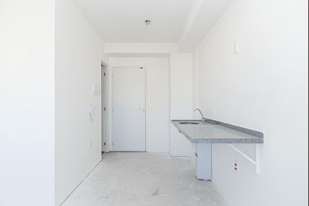 Cozinha de kitnet/studio à venda com 1 quarto, 26m² em Bela Vista, São Paulo
