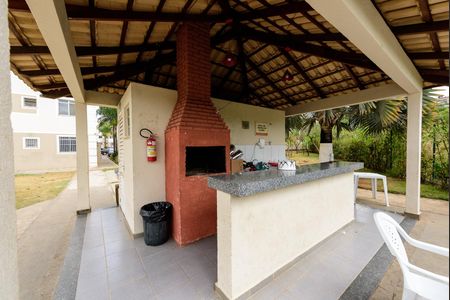 Área comum - Churrasqueira de apartamento para alugar com 2 quartos, 48m² em Santa Maria, Contagem