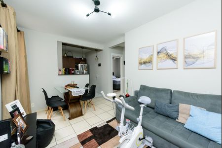 Sala de apartamento para alugar com 2 quartos, 48m² em Santa Maria, Contagem