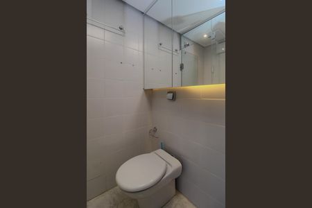 Banheiro da Suíte de apartamento para alugar com 1 quarto, 40m² em Jardim Botânico, Porto Alegre