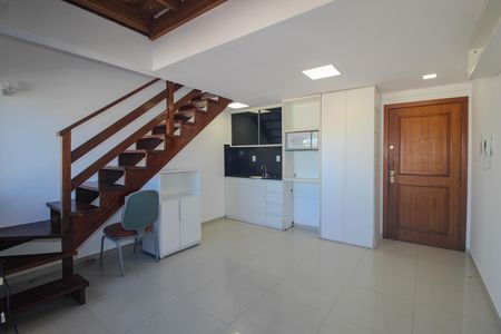 Sala/Cozinha de apartamento para alugar com 1 quarto, 40m² em Jardim Botânico, Porto Alegre