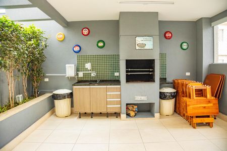 Área comum - Churrasqueira de apartamento à venda com 2 quartos, 52m² em Centro, Diadema