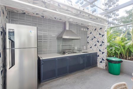 Churrasqueira de kitnet/studio para alugar com 1 quarto, 26m² em Santo Amaro, São Paulo