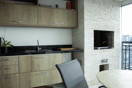Varanda Gourmet de apartamento para alugar com 4 quartos, 229m² em Cidade Monções, São Paulo