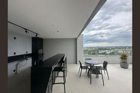 Área comum - Churrasqueira de kitnet/studio para alugar com 1 quarto, 40m² em Loteamento Villa Branca, Jacareí