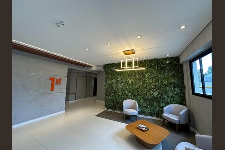 Studio para alugar com 40m², 1 quarto e 1 vaga Studio para alugar com 40m², 1 quarto e 1 vagaHall de entrada