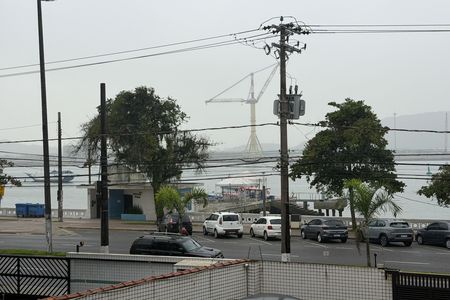 Vista do Quarto 1 de apartamento para alugar com 3 quartos, 89m² em Ponta da Praia, Santos