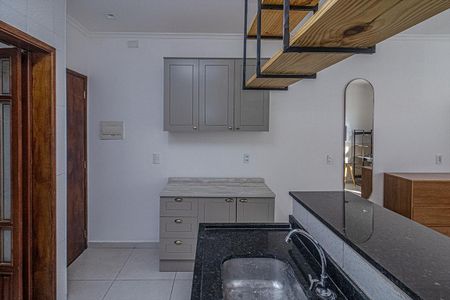 sala e cozinha_4 de apartamento para alugar com 1 quarto, 25m² em Bosque da Saúde, São Paulo