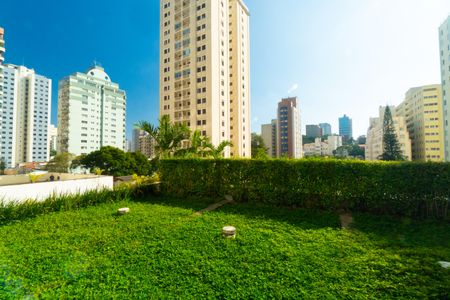 Vista da Sala - Churrasqueira de apartamento para alugar com 3 quartos, 177m² em Vila Clementino, São Paulo
