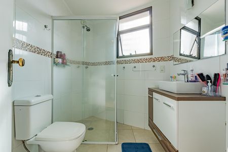 Banheiro da Suíte de apartamento à venda com 3 quartos, 102m² em Vila Gumercindo, São Paulo