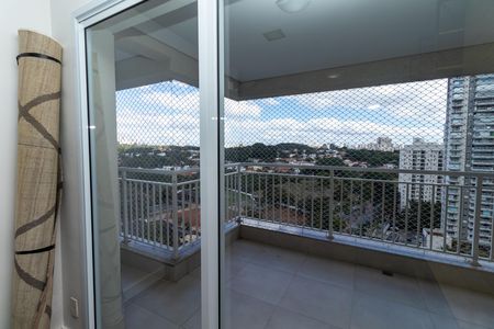 Varanda da Sala de apartamento para alugar com 1 quarto, 62m² em Vila Anastácio, São Paulo