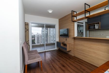 Sala de apartamento para alugar com 1 quarto, 62m² em Vila Anastácio, São Paulo