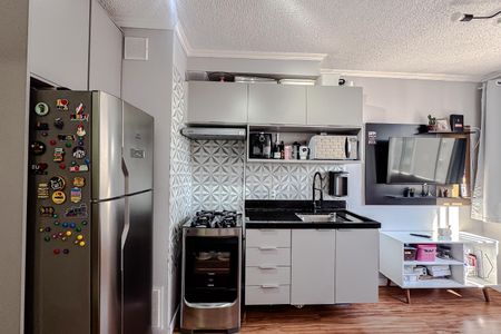 Cozinha de apartamento para alugar com 1 quarto, 24m² em Belenzinho, São Paulo